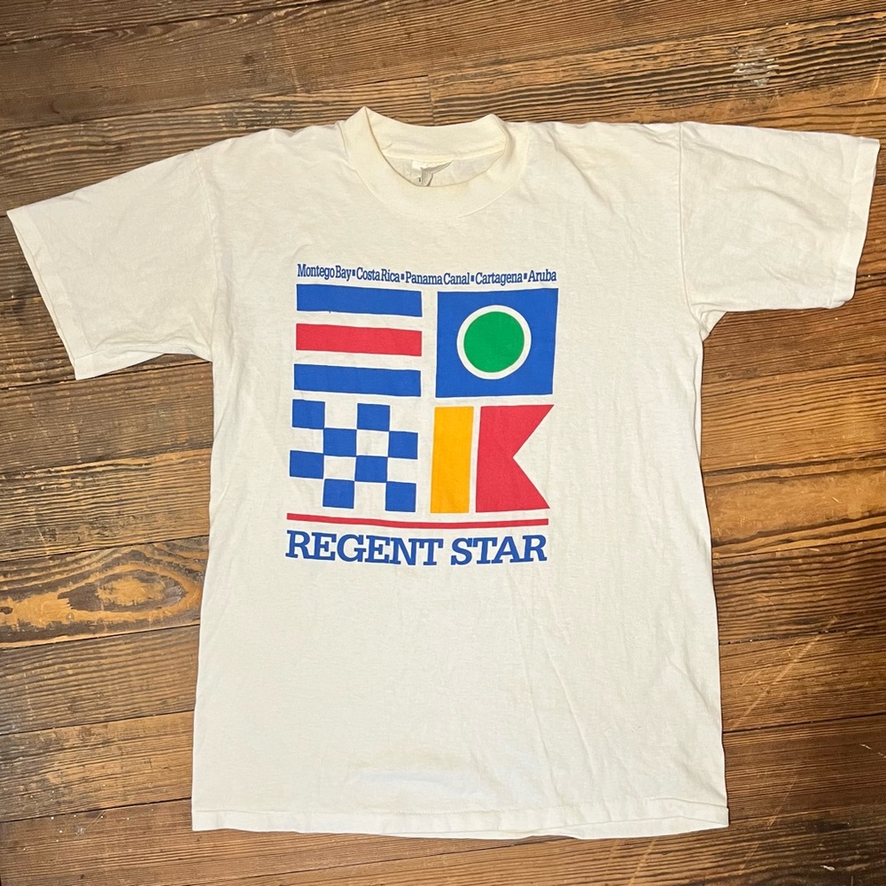 Vintage Men’s Medium Regent Star Cruise Ship Tee Shirt